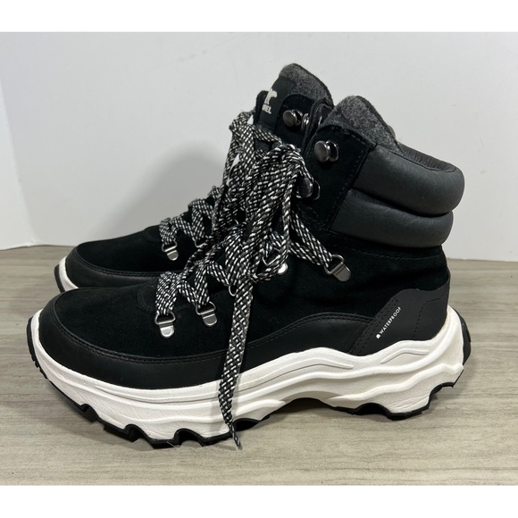 Sorel Kinetic RNEGD Conquest Sneaker Boots Leather High Top Lace Up Booties - Picture 5 of 10